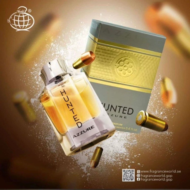 ادکلن هانتد ازرو فرگرانس با رایحه وانتد ازرو 100 میل(HUNTED AZZURE FRAGRANCE)