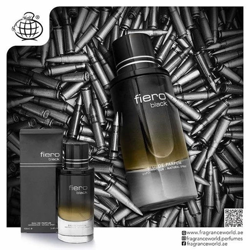 ادکلن فیرو بلک فرگرانس 100 میل(FIERO BLACK FRAGRANCE)