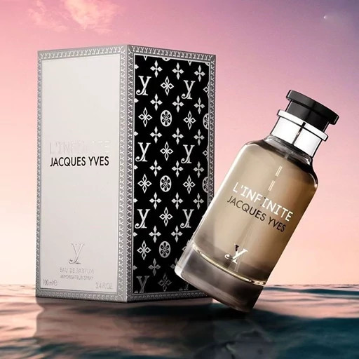 ادکلن ژکس ایو ال اینفینیتی فرگرانس با رایحه لویی ویتون ال ایمنسیت 100 میل(JACQUES YVES L INFINITE FRAGRANCE)