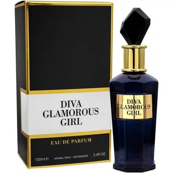 ادکلن دیوا گلاریموس گیرل فرگرانس با رایحه گودگرل مشکی 100 میل(DIVA GLAMOROUS GIRL FRAGRANCE)