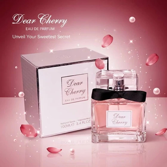 ادکلن دیر چری فرگرانس با رایحه میس دیور چری 100 میل(DEAR CHERRY FRAGRANCE)