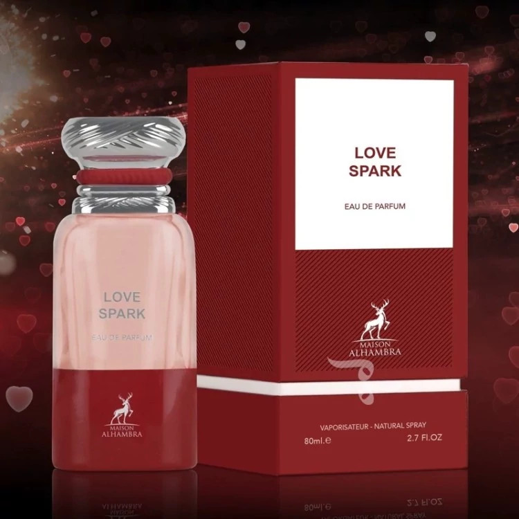 ادکلن لاو اسپارک مشابه تام فورد الکتریک چری الحمبرا 100 میل(LOVE SPARK ALHAMBRA)