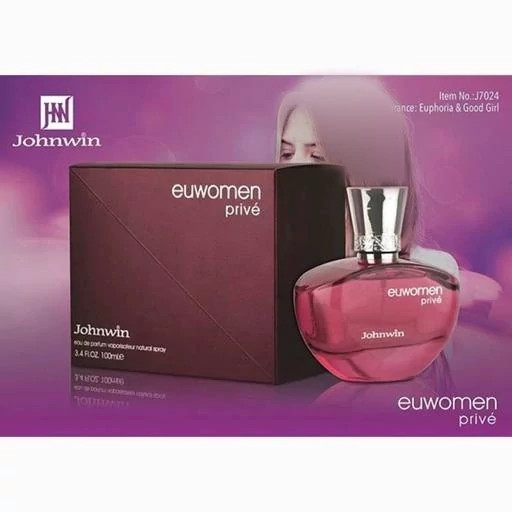 ادکلن ایو وومن پرایو با رایحه گودگرل و ایفوریا جانوین 100 میل (EUWOMAN PRIVE JOHNWIN)